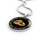 To My Wife Love You Always Circle Necklace Stainless Steel or 18k Gold 18-22" - Express Your Love Gifts