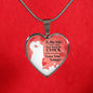 To My Wife Perfect Love Message Heart Pendant Necklace-Express Your Love Gifts
