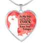 To My Wife Perfect Love Message Heart Pendant Necklace-Express Your Love Gifts