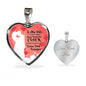 To My Wife Perfect Love Message Heart Pendant Necklace-Express Your Love Gifts