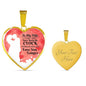 To My Wife Perfect Love Message Heart Pendant Necklace-Express Your Love Gifts