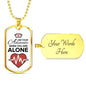 To Nurse I Am Your Advocate Necklace Stainless Steel or 18k Gold Dog Tag 24" Chain-Express Your Love Gifts