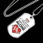 To Nurse I Am Your Advocate Necklace Stainless Steel or 18k Gold Dog Tag 24" Chain-Express Your Love Gifts