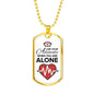 To Nurse I Am Your Advocate Necklace Stainless Steel or 18k Gold Dog Tag 24" Chain-Express Your Love Gifts