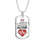 To Nurse I Am Your Advocate Necklace Stainless Steel or 18k Gold Dog Tag 24" Chain-Express Your Love Gifts