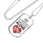 To Nurse I Am Your Advocate Necklace Stainless Steel or 18k Gold Dog Tag 24" Chain-Express Your Love Gifts