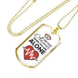 To Nurse I Am Your Advocate Necklace Stainless Steel or 18k Gold Dog Tag 24" Chain-Express Your Love Gifts