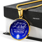 Today And Always First Communion Circle Necklace Stainless Steel or 18k Gold 18-22" - Express Your Love Gifts