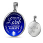 Today And Always First Communion Circle Necklace Stainless Steel or 18k Gold 18-22" - Express Your Love Gifts