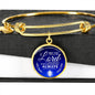Today And Always Stainless Steel or 18k Gold Circle Bangle Bracelet - Express Your Love Gifts