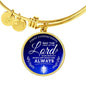 Today And Always Stainless Steel or 18k Gold Circle Bangle Bracelet - Express Your Love Gifts