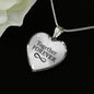 Together Forever Necklace Stainless Steel or 18k Gold Heart Pendant 18-22"-Express Your Love Gifts