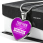 Together With You Is My Favorite Place To Be Heart Pendant Necklace-Express Your Love Gifts