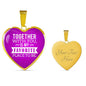 Together With You Is My Favorite Place To Be Heart Pendant Necklace-Express Your Love Gifts