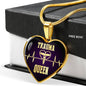 Trauma Queen Necklace Stainless Steel or 18k Gold Heart Pendant 18-22" - Express Your Love Gifts