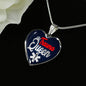 Trauma Queen Nurse Gift Necklace Stainless Steel or 18k Gold Heart Pendant 18-22" - Express Your Love Gifts
