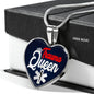 Trauma Queen Nurse Gift Necklace Stainless Steel or 18k Gold Heart Pendant 18-22" - Express Your Love Gifts