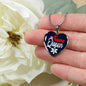 Trauma Queen Nurse Gift Necklace Stainless Steel or 18k Gold Heart Pendant 18-22" - Express Your Love Gifts