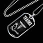 Trauma Queen Paramedic Nurse Necklace Stainless Steel or 18k Gold Dog Tag W 24" - Express Your Love Gifts