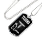 Trauma Queen Paramedic Nurse Necklace Stainless Steel or 18k Gold Dog Tag W 24" - Express Your Love Gifts