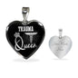 Trauma Queen Paramedic Nurse Necklace Stainless Steel or 18k Gold Heart Pendant 18-22" - Express Your Love Gifts