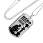 Tribute To Fallen Soldiers Necklace Stainless Steel or 18k Gold Dog Tag 24" Chain-Express Your Love Gifts