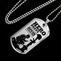 Tribute To Fallen Soldiers Necklace Stainless Steel or 18k Gold Dog Tag 24" Chain-Express Your Love Gifts