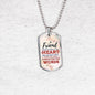 True Friend Necklace Stainless Steel or 18k Gold Dog Tag 24" Chain-Express Your Love Gifts