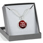 True Love Waits Circle Necklace Stainless Steel or 18k Gold 18-22"-Express Your Love Gifts