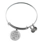 Trust In God Stainless Steel or 18k Gold Circle Bangle Bracelet - Express Your Love Gifts