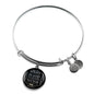 Trust In God Stainless Steel or 18k Gold Circle Bangle Bracelet - Express Your Love Gifts