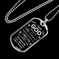 Trust In The Lord Necklace Stainless Steel or 18k Gold Dog Tag 24" Chain-Express Your Love Gifts