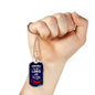 Trust In The Lord Proverbs Necklace Stainless Steel or 18k Gold Dog Tag 24" - Express Your Love Gifts
