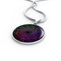 Universe Yoga Vibes Necklace Circle Necklace Stainless Steel or 18k Gold 18-22" - Express Your Love Gifts