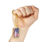 Us Flag Distressed With Statue Of Liberty Necklace Stainless Steel or 18k Gold Dog Tag 24" Chain-Express Your Love Gifts