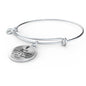 Veterinarians Prayer Caduceus Stainless Steel or 18k Gold Circle Bangle Bracelet - Express Your Love Gifts
