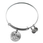 Veterinarians Prayer Caduceus Stainless Steel or 18k Gold Circle Bangle Bracelet - Express Your Love Gifts