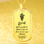 Veterinarians Prayer Vet Necklace Stainless Steel or 18k Gold Dog Tag 24" Chain - Express Your Love Gifts