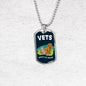 Vets Make It Better Vet Necklace Stainless Steel or 18k Gold Dog Tag W 24" - Express Your Love Gifts