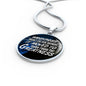 Weakness Doesn’T Live Here Anymorecirclependant Necklace Stainless Steel or 18k Gold 18-22"-Express Your Love Gifts