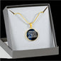 Weakness Doesn’T Live Here Anymorecirclependant Necklace Stainless Steel or 18k Gold 18-22"-Express Your Love Gifts