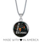 Weakness Is A Choice Circle Necklace Stainless Steel or 18k Gold 18-22"-Express Your Love Gifts