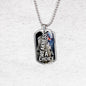 Weakness Is A Choice Necklace Stainless Steel or 18k Gold Dog Tag 24" Chain-Express Your Love Gifts