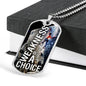 Weakness Is A Choice Necklace Stainless Steel or 18k Gold Dog Tag 24" Chain-Express Your Love Gifts
