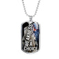 Weakness Is A Choice Necklace Stainless Steel or 18k Gold Dog Tag 24" Chain-Express Your Love Gifts