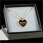 When I Count My Blessings Heart Pendant Necklace-Express Your Love Gifts