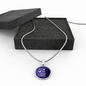 When I'm With You Circle Necklace Stainless Steel or 18k Gold 18-22"-Express Your Love Gifts