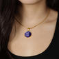 When I'm With You Circle Necklace Stainless Steel or 18k Gold 18-22"-Express Your Love Gifts