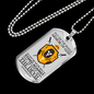 Whole Armor Of God Bible Verse Faith Necklace Stainless Steel or 18k Gold Dog Tag 24" Chain-Express Your Love Gifts