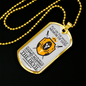 Whole Armor Of God Bible Verse Faith Necklace Stainless Steel or 18k Gold Dog Tag 24" Chain-Express Your Love Gifts